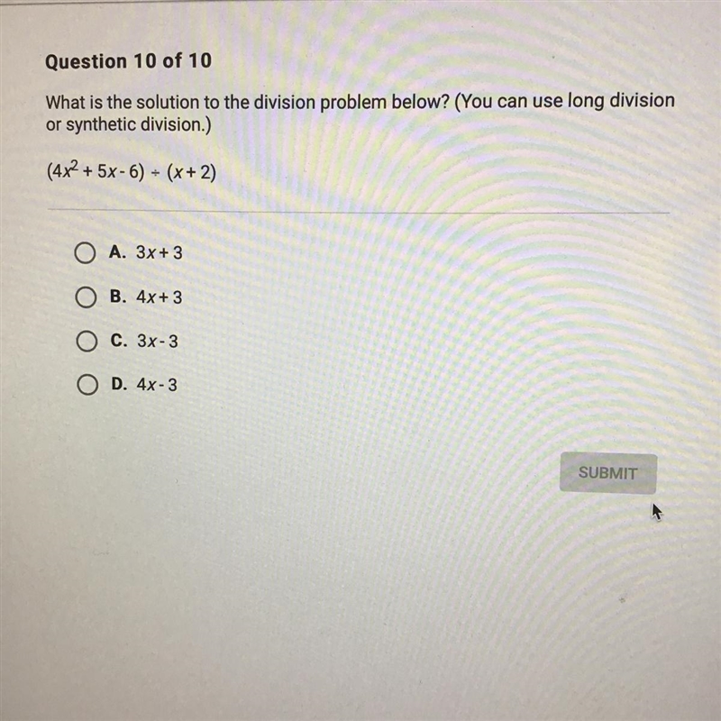 I need help :). it sure how to do synethetic división so it would help if u showed-example-1