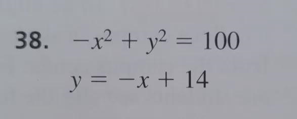 Solve the system using any method. explain your choice of method-example-1