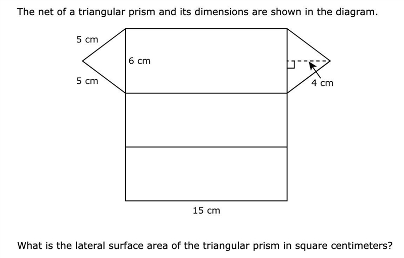 20 POINTS HURRY! The net of a triangular prism and its dimensions are shown in the-example-1