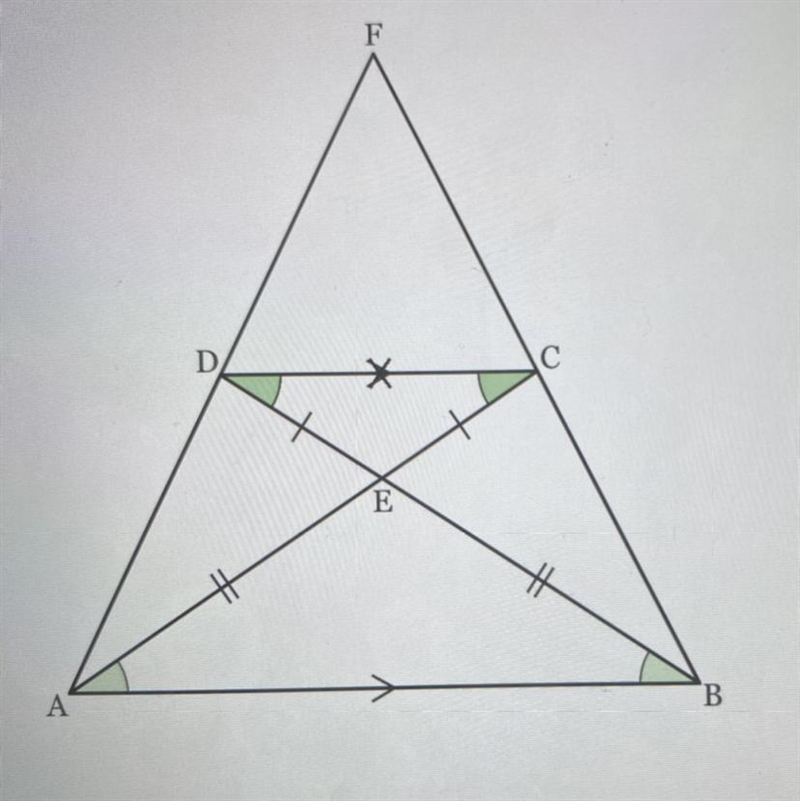 Given: DE ≅CE and DC \\ AB. Prove ΔACD ≅ ΔBDC.-example-1