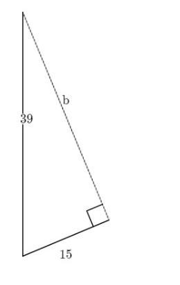 Find the length of the missing side of these right triangles?-example-2