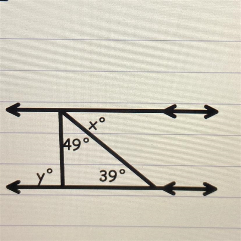 Find x and y please help !-example-1