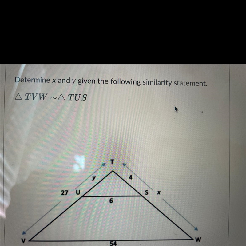 I need help with how to find x and y-example-1