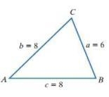 this is one of my homework problems, please work through solving the triangle with-example-1