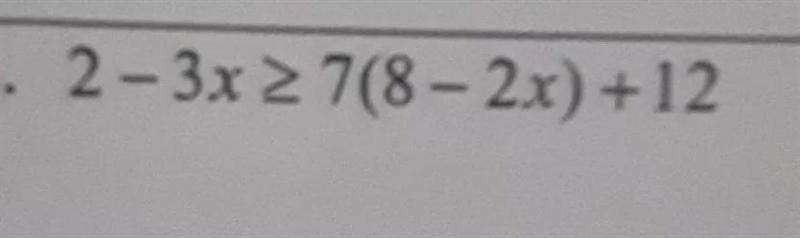 Solve the following inequalities. write the final solutions i. intreval botation-example-1