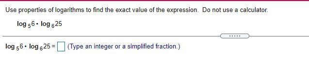 Use properties of logarithms to find the exact value of the expression. Do not use-example-1