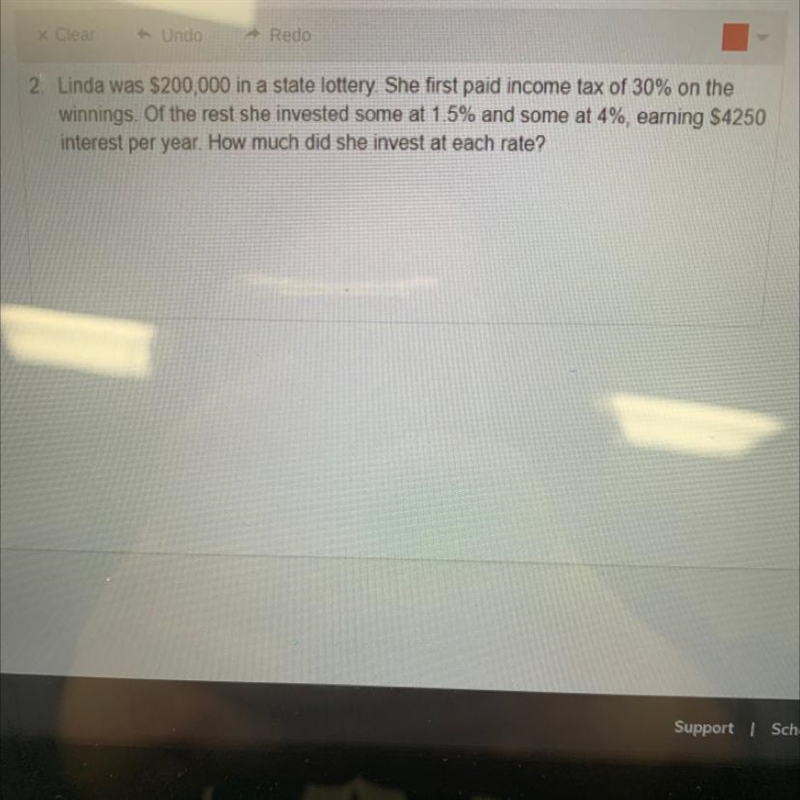 linda $200,000 in a state lottery. She first paid income tax of 30% on thewinnings-example-1