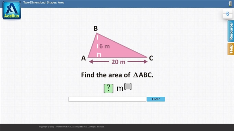 Find the area of ABC-example-1