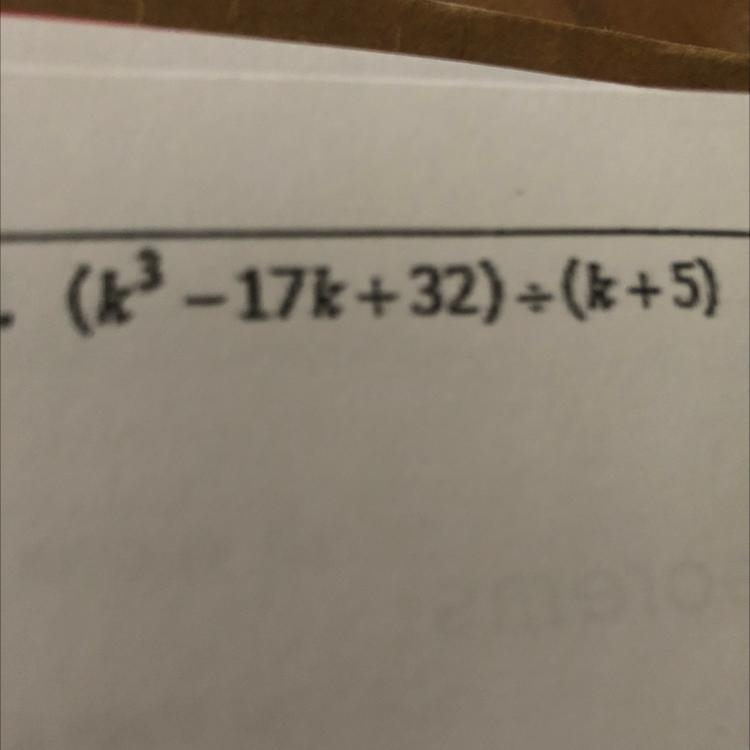 How do I do the synthetic division for this equation with a missing power-example-1