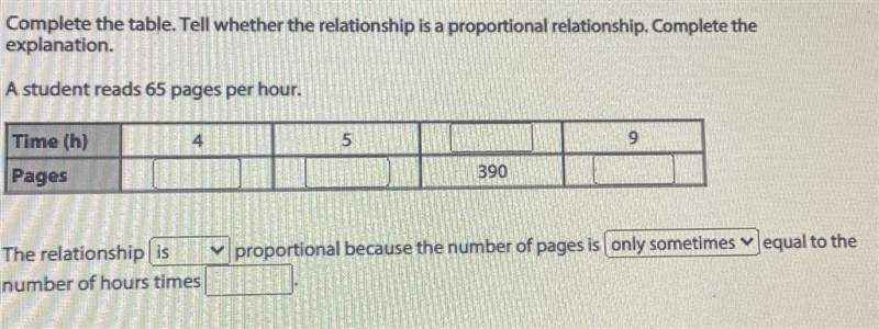 die Tell whether the relationship is a proportional relationship. Complete theexplanationA-example-1