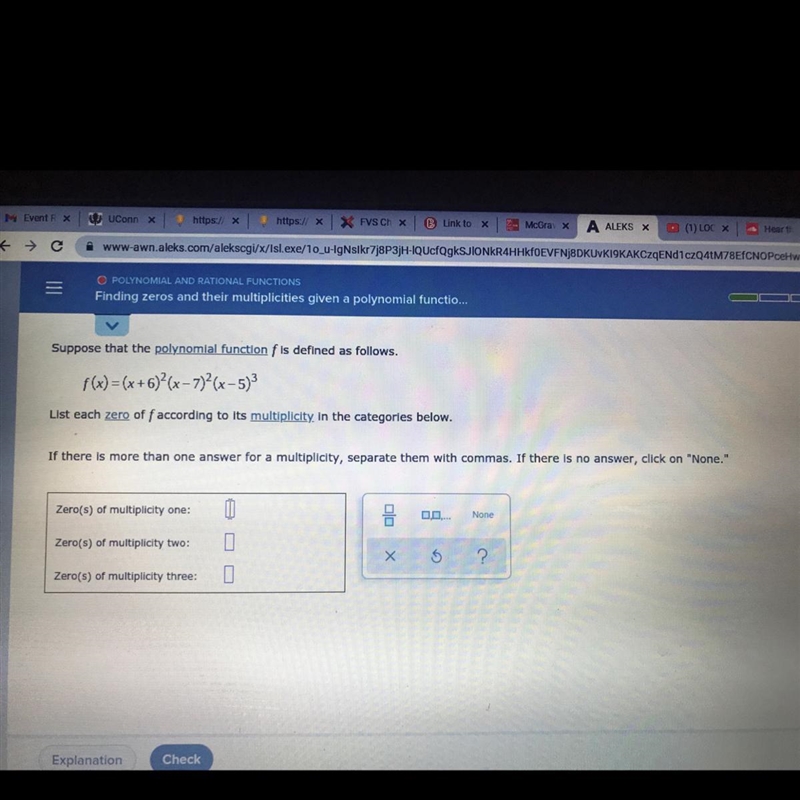 Suppose that the polynomial function f is defined as follows.f (x) = (x+6)²(x-7)2(x-example-1