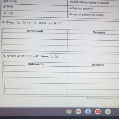 Complete each proof using properties of equalityPlease do question 3-example-1