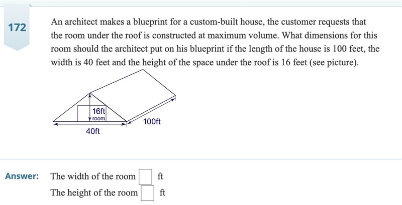 An architect makes a blueprint for a custom-built house, the customer requests that-example-1