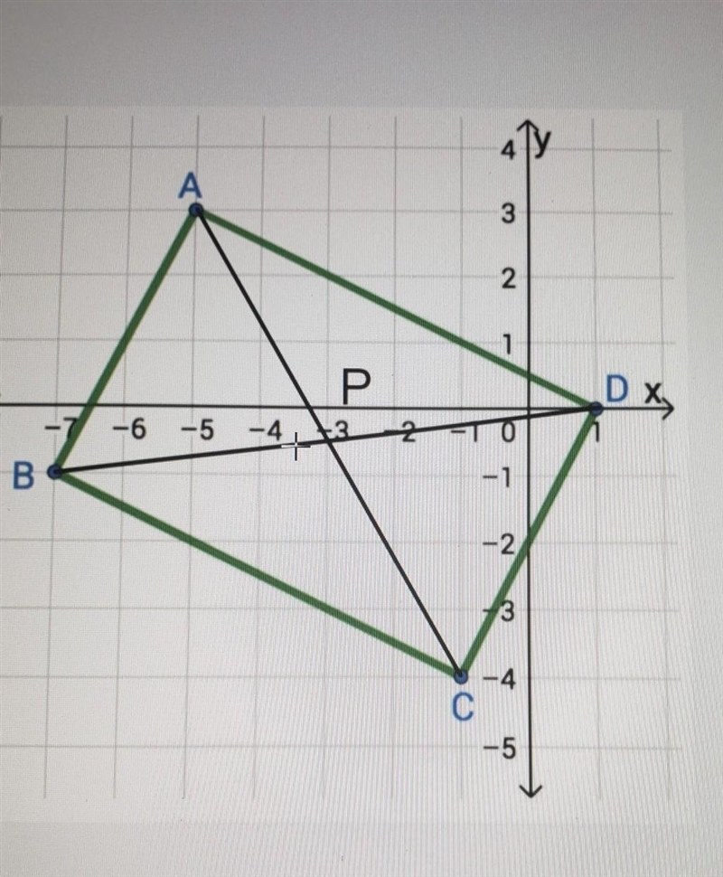 Use the distance formula yo calculate the length of line BD-example-1