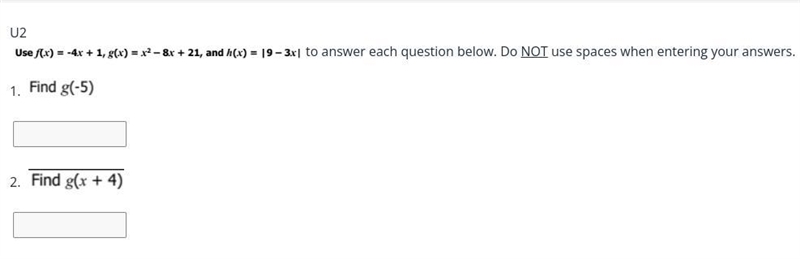 Can someone help me with evaluating functions?-example-1