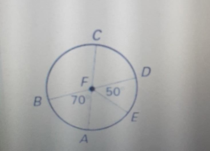 AC and BD are diameters of circle F. What is the a ACD-example-1