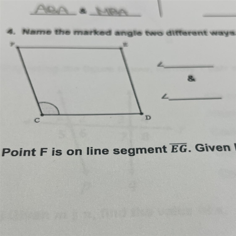 Name the marked angle two different ways-example-1