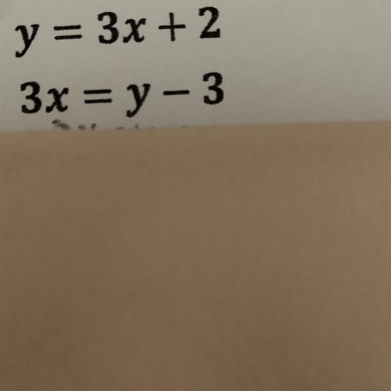 Solve these: state whether there is no solution, one solution specify it , or infinitely-example-1