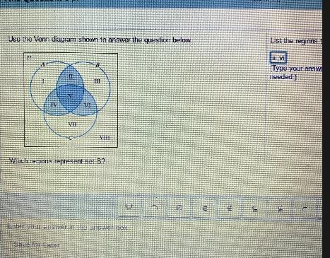 Use the Venn diagram shown to answer the question below.Which regions represent set-example-1