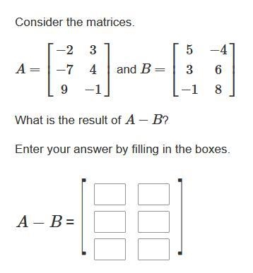 Consider the matrices-example-1