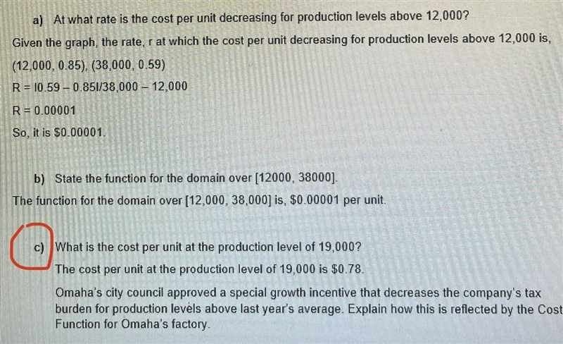 Picture is attached, I need help with question c, the portion where is says Omaha-example-1