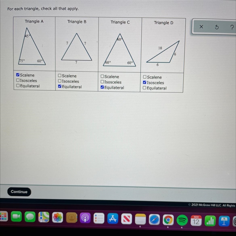 I need help with this math. I did them but am not sure weather I did them correctly-example-1