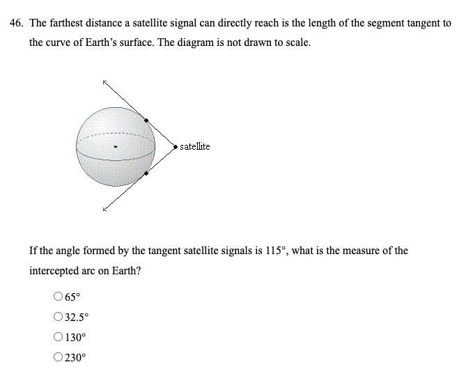 The farthest distance a satellite signal can directly reach is the length of the segment-example-1