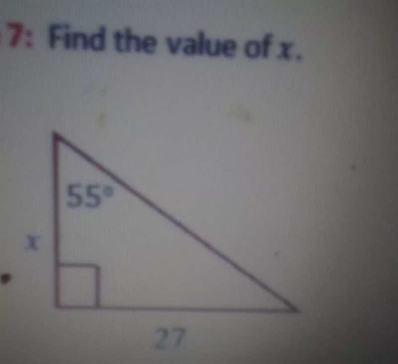 Can someone please help me find the value of x-example-1