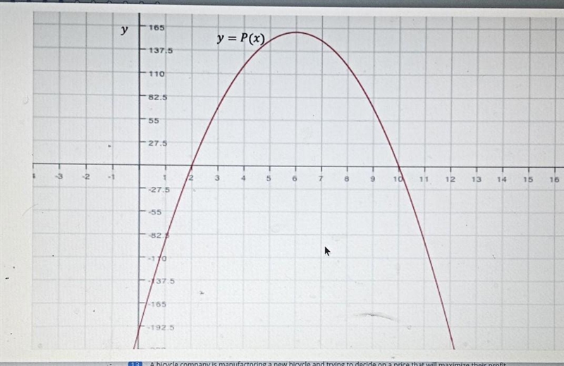 A bicycle company is manufacturing a new bicycle and trying to decide on a price that-example-1