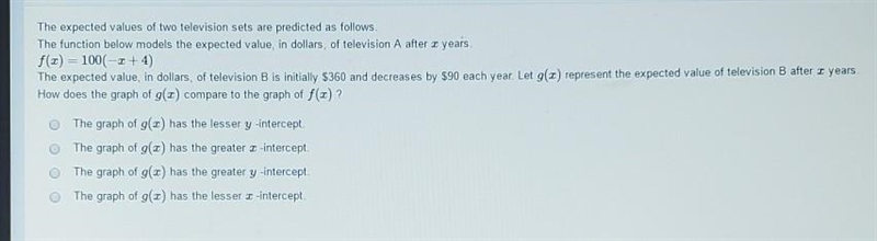 How does the graph of g(x) compare to the graph of f(x)?-example-1