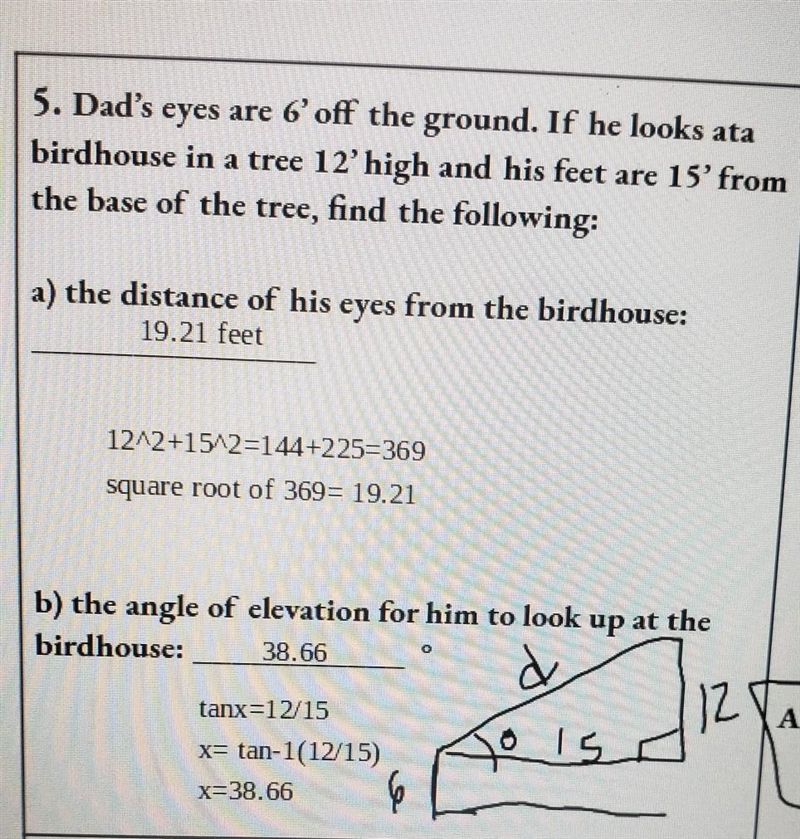 Someone helped me with this but I was taught to subtract the 6 feet from the 12. any-example-1