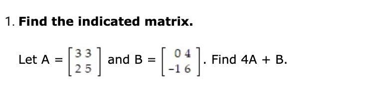 Find the indicated matrix.-example-1