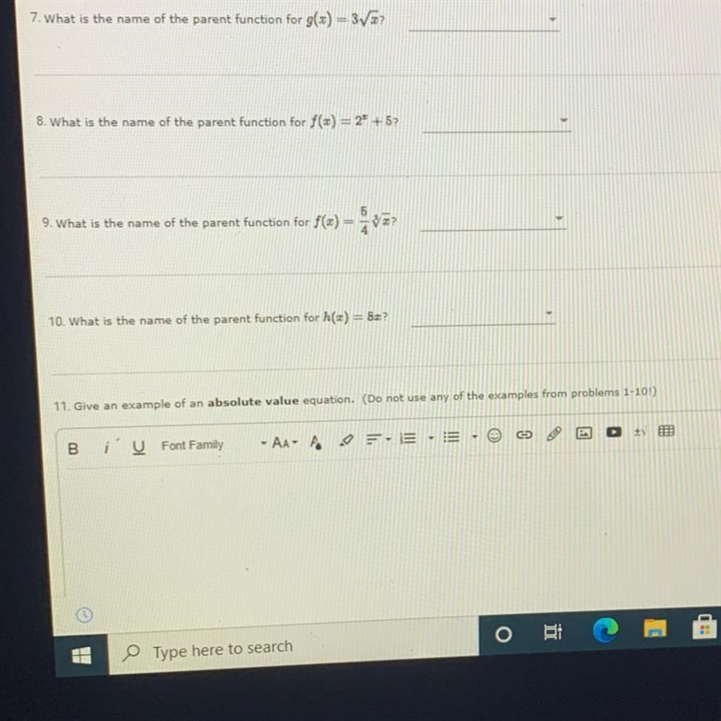 i need these answered , i am very confused The options for them are:constant rational-example-1