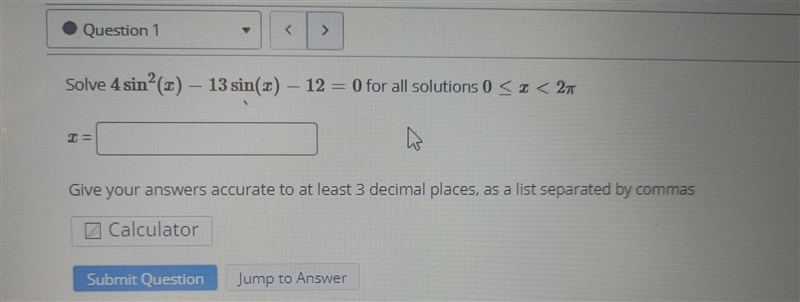 7.2 advanced trig equations. I need help solving this advanced trig equation picture-example-1