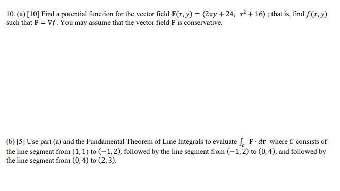 Find a potential function for the vector field-example-1