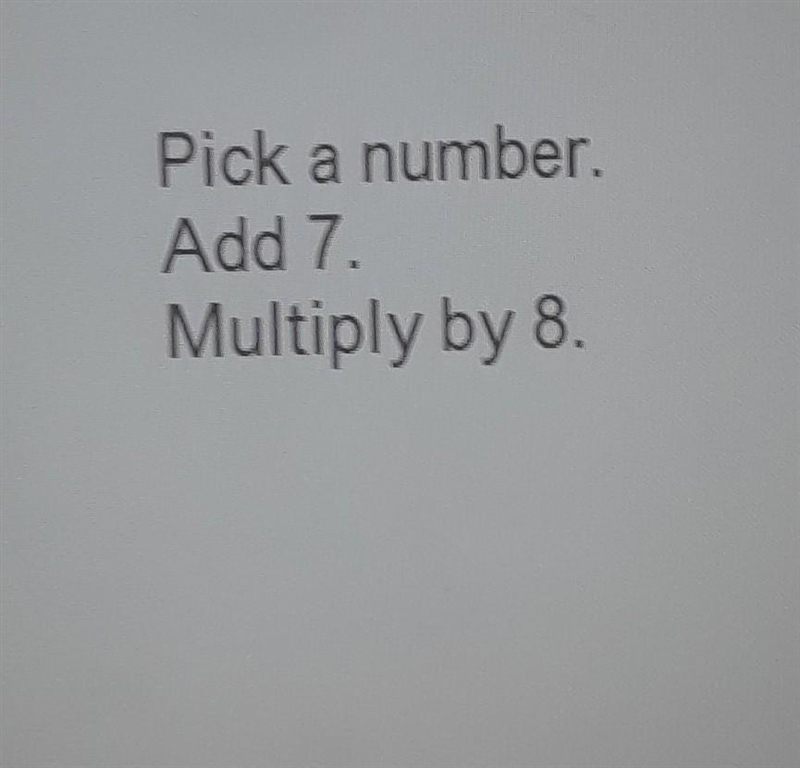 A) Write an expression for the given number trickB) Simplify the expression you came-example-1