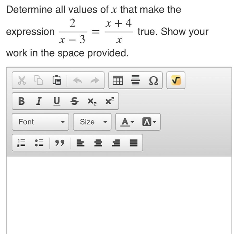 Determine all values of x that make the expression true. work in the space provided-example-1