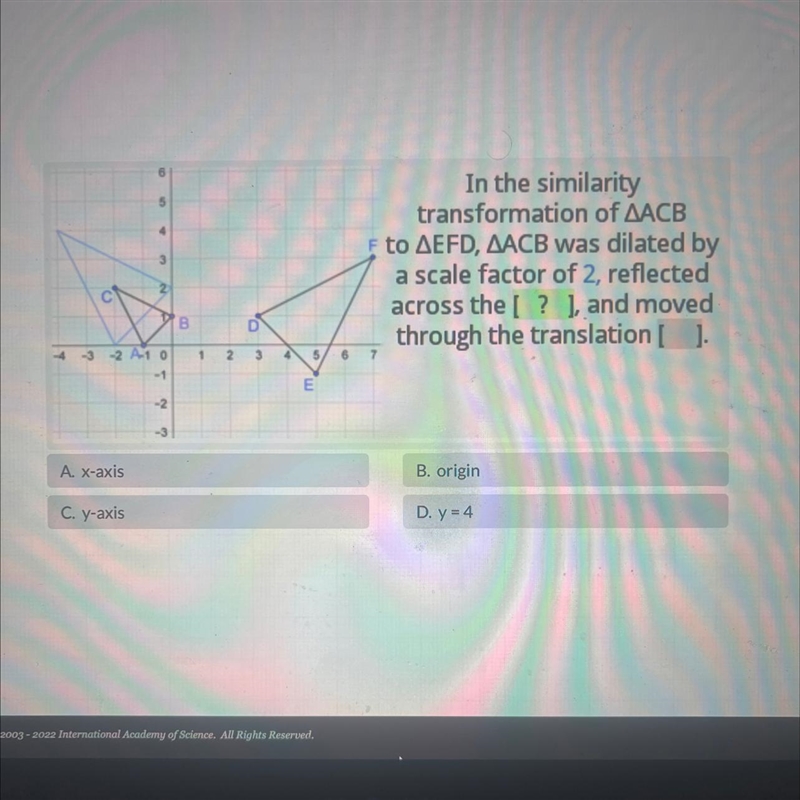 A. 2 C C. 3 5 4 3 -3-2 A-10 -1 2 -2 -3 B 1 N D 3 4 5 E 6 F In the similarity transformation-example-1