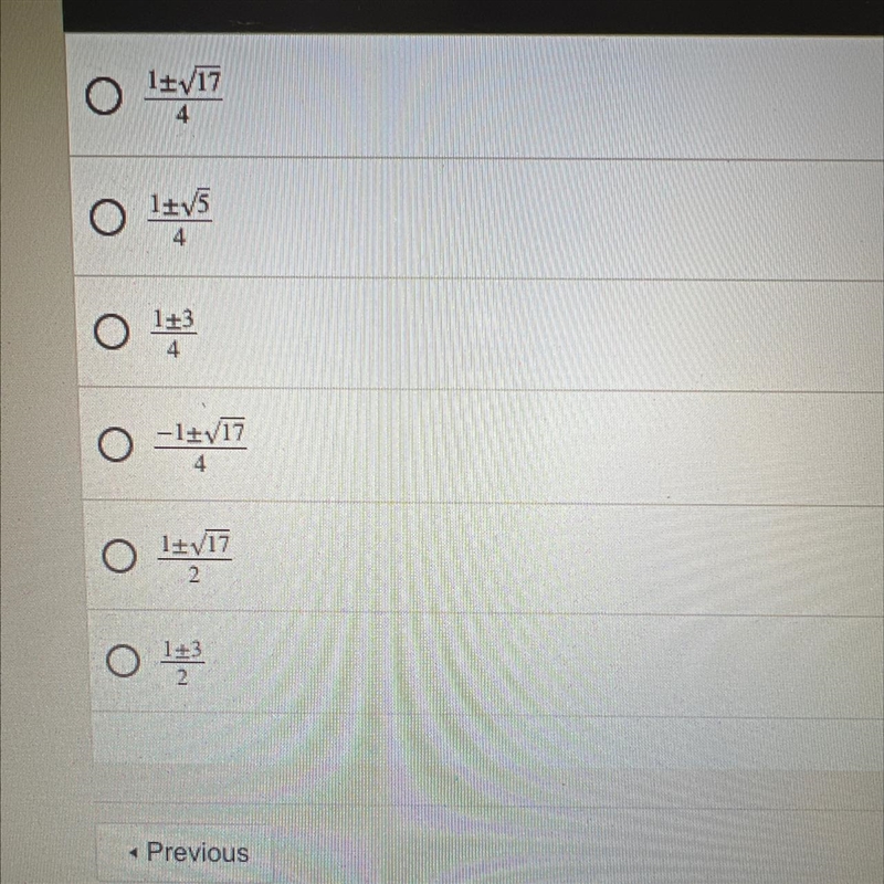 Find the solutions to the following quadric equation 2Xsquared -1x-2=0-example-1