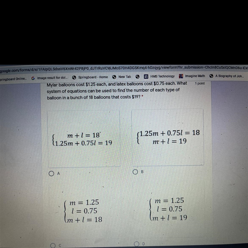 What system of equations can be used to find the number of each type of balloon in-example-1