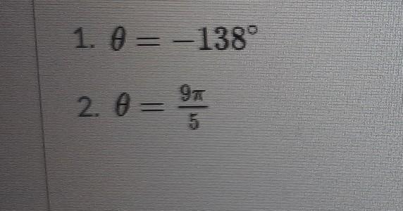 Draw each of the following angles in STANDARD position! (with directional arrows) two-example-1