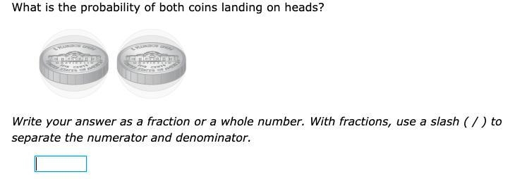 What is the probability of both coins landing on heads?-example-1