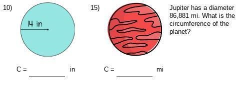 Jupiter has a diameter $86,881 mi. What is the circumference of the planet? C=___in-example-1