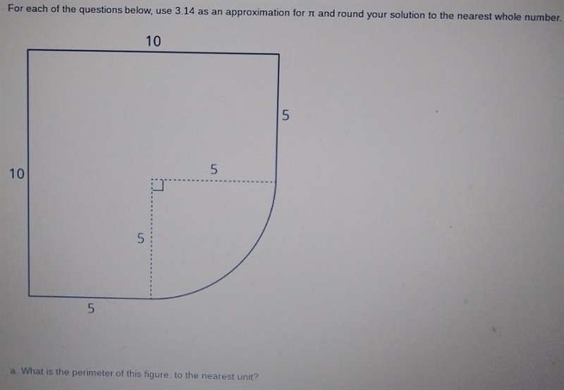 For each of the questions below, use 3.14 as an approximation for i and round your-example-1