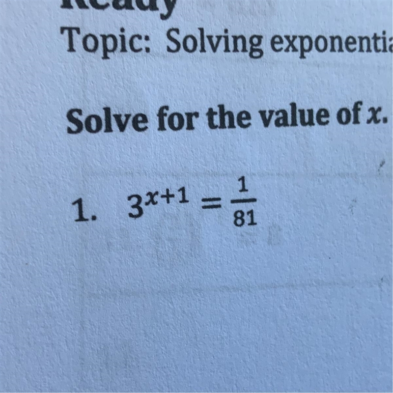 How to find x- do i have to use logarithms because we just learned them and I do not-example-1