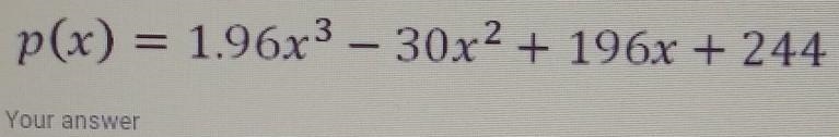 Question 6: A lake fish population over eight years is modeled by the function below-example-1