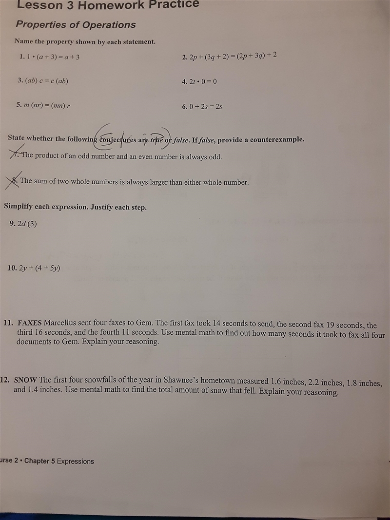 Name the property shown by each statement. (a + 3) = a +3-example-1