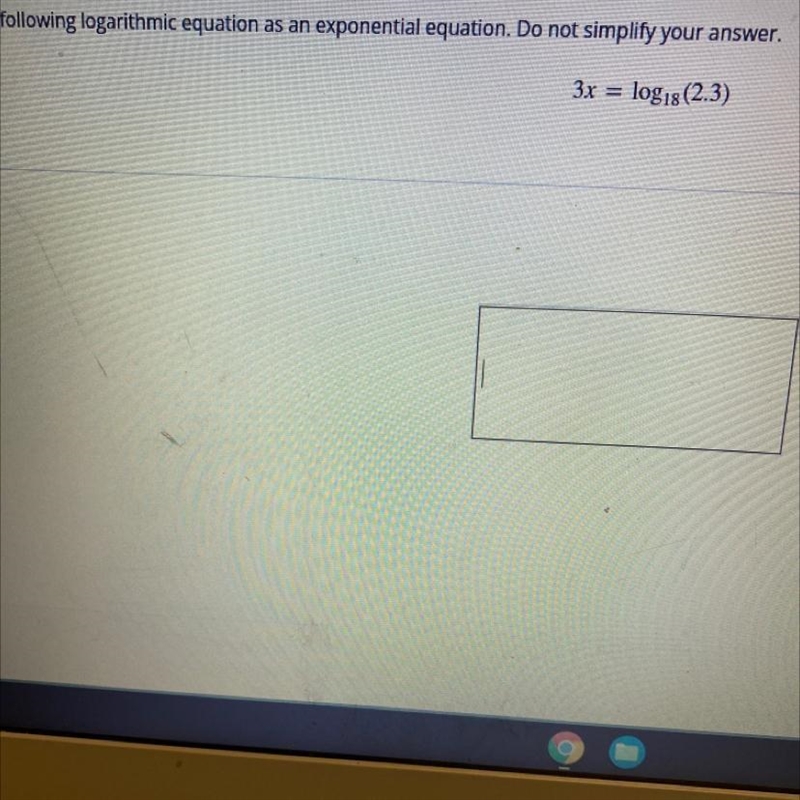 Write the following equation as an equation do not simplify your answer-example-1