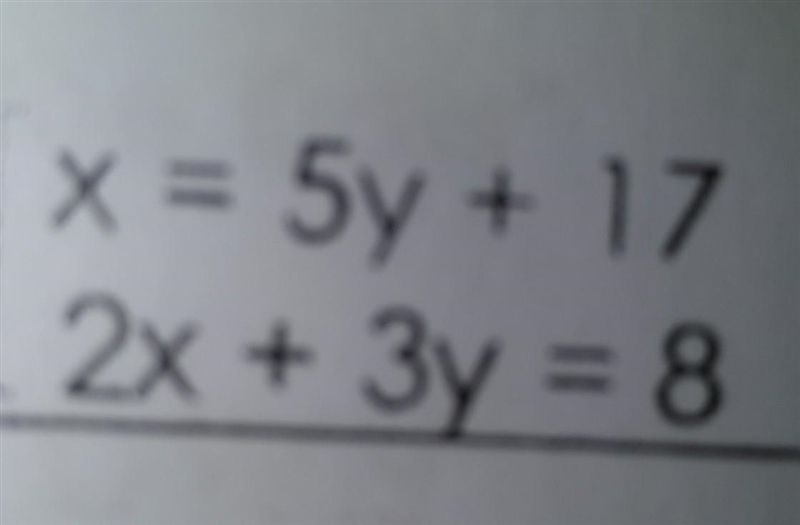 Can someone help me solve this again? By using substitution method..​-example-1