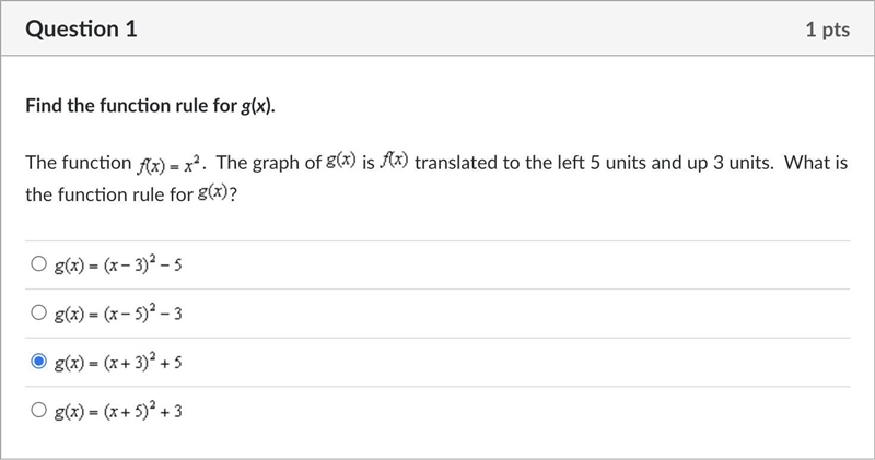 Just wanting to see if i did this question correctly:Find the function rule for g-example-1